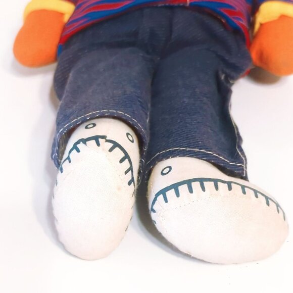 Vintage 1970s Sesame Street Knickerbocker Ernie Figure Plush 14-Inches - Picture 5 of 6